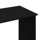 vidaXL fekete szerelt fa íróasztal 102x50x75 cm