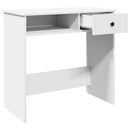 vidaXL fehér forgácslap íróasztal 80 x 40 x 75 cm