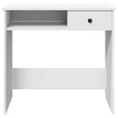 vidaXL fehér forgácslap íróasztal 80 x 40 x 75 cm
