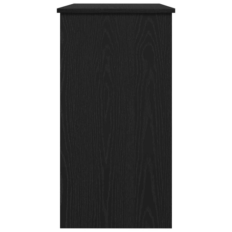 vidaXL fekete forgácslap íróasztal 80 x 40 x 75 cm