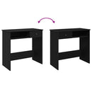 vidaXL fekete forgácslap íróasztal 80 x 40 x 75 cm