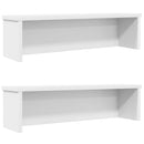 vidaXL konyhai állványok, egymásba rakható 2 db Fehér 50x15x16 cm