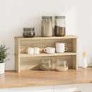 vidaXL konyhai állványok egymásba rakható 2 db Sonoma tölgy 50x15x16cm