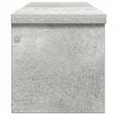 vidaXL konyhai állvány rakodható beton szürke 50x15x16 cm műfa