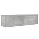 vidaXL konyhai állvány rakodható beton szürke 50x15x16 cm műfa