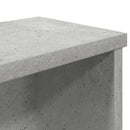 vidaXL konyhai állvány rakodható beton szürke 50x15x16 cm műfa