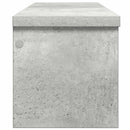 vidaXL Konyhai állványok egymásba rakható 2 db Beton szürke 50x15x16cm