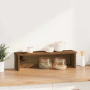 vidaXL konyhai állvány rakodható régi fa 50x15x16 cm Gépelt fa