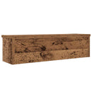 vidaXL konyhai állvány rakodható régi fa 50x15x16 cm Gépelt fa