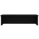 vidaXL konyhai állvány rakodható fekete 60x15x16 cm műfa