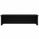 vidaXL Konyhai állványok egymásra rakható 2 db Fekete 60x15x16 cm