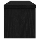 vidaXL Konyhai állványok egymásra rakható 2 db Fekete 60x15x16 cm