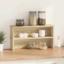 vidaXL konyhai állványok egymásba rakható 2 db Sonoma tölgy 60x15x16cm