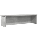 vidaXL konyhai állvány rakodható beton szürke 60x15x16 cm Gépelt fa