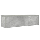 vidaXL konyhai állvány rakodható beton szürke 60x15x16 cm Gépelt fa