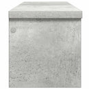 vidaXL Konyhai állványok egymásra rakható 2 db Beton szürke 60x15x16cm