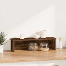 vidaXL konyhai állvány rakodható füstölt tölgy 60x15x16 cm műfa