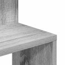 vidaXL szürke sonoma szerelt fa fali sarokpolc 32x32x127,5 cm