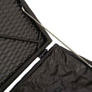 vidaXL kerti székek párnákkal 2 db fekete 40x40x43 cm polirattan