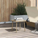 vidaXL téglalap bézs polyrattan kerti dohányzóasztal 40x40x37cm