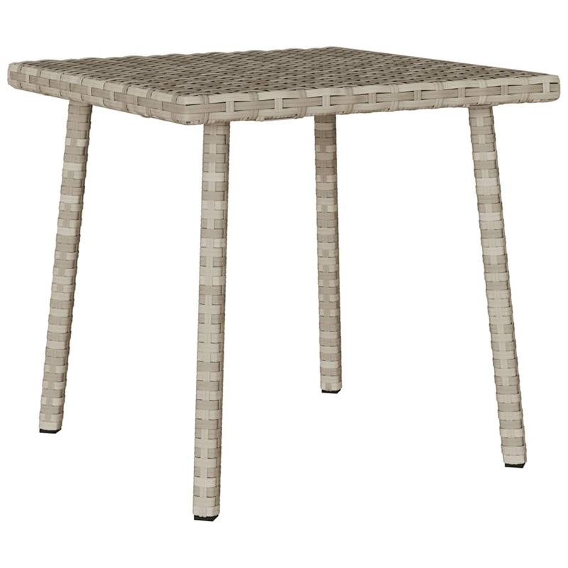 vidaXL téglalap polyrattan kerti dohányzóasztal 40x40x37cm