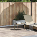 vidaXL téglalap bézs polyrattan kerti dohányzóasztal 60x40x37cm