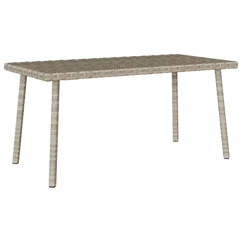 vidaXL téglalap polyrattan kerti dohányzóasztal 80x40x37cm