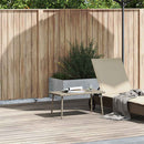 vidaXL téglalap polyrattan kerti dohányzóasztal 80x40x37cm