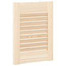 vidaXL 2 db tömör fenyőfa lamellás szekrényajtó 39,5x29,5 cm
