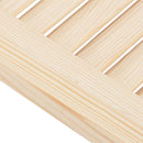 vidaXL 4 db tömör fenyőfa lamellás szekrényajtó 39,5x29,5 cm