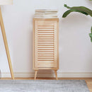 vidaXL tömör fenyőfa lamellás szekrényajtó 61,5x29,5 cm