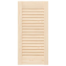 vidaXL 2 db tömör fenyőfa lamellás szekrényajtó 61,5x29,5 cm
