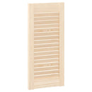 vidaXL 2 db tömör fenyőfa lamellás szekrényajtó 61,5x29,5 cm