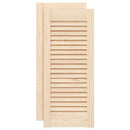 vidaXL 2 db tömör fenyőfa lamellás szekrényajtó 69x29,5 cm