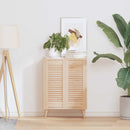 vidaXL 2 db tömör fenyőfa lamellás szekrényajtó 69x29,5 cm