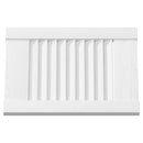 vidaXL 2 db fehér lamellás szekrényajtó 39,5 x 49,4 cm