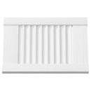 vidaXL 4 db fehér lamellás szekrényajtó 39,5 x 49,4 cm