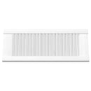 vidaXL 2 db fehér lamellás szekrényajtó 61,5 x 29,5 cm
