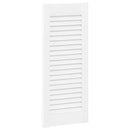 vidaXL 4 db fehér lamellás szekrényajtó 61,5 x 29,5 cm