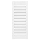 vidaXL 2 db fehér lamellás szekrényajtó 69 x 29,5 cm