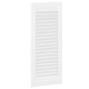 vidaXL 2 db fehér lamellás szekrényajtó 69 x 29,5 cm