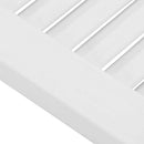 vidaXL fehér lengőajtók lamellás kialakítású 2 pár 80x80 cm