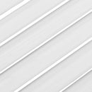 vidaXL fehér lengőajtók lamellás kialakítású 2 pár 80x80 cm