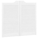 vidaXL fehér lengőajtók lamellás kialakítású 2 pár 90x80 cm