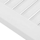 vidaXL fehér lengőajtók lamellás kialakítású 2 pár 90x80 cm