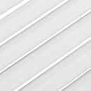 vidaXL fehér lengőajtók lamellás kialakítású 2 pár 90x80 cm