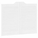 vidaXL fehér lengőajtók lamellás kialakítású 2 pár 80x100 cm