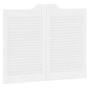 vidaXL fehér lengőajtók lamellás kialakítású 2 pár 80x100 cm