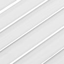 vidaXL fehér lengőajtók lamellás kialakítású 2 pár 80x100 cm