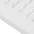 vidaXL fehér lengőajtók lamellás kialakítású 2 pár 90x100 cm